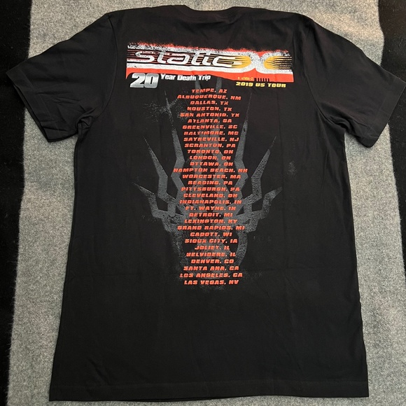 STATIC-X 2019 Wisconsin Death Trip 20th Anniversary US Tour Shirt - Picture 6 of 8